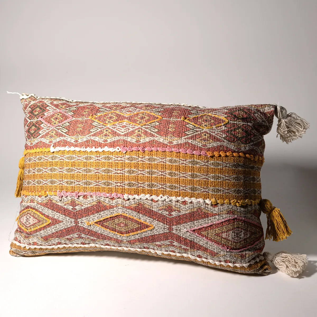 Pillow: Long Pillow with Pastel Southwest print on the front