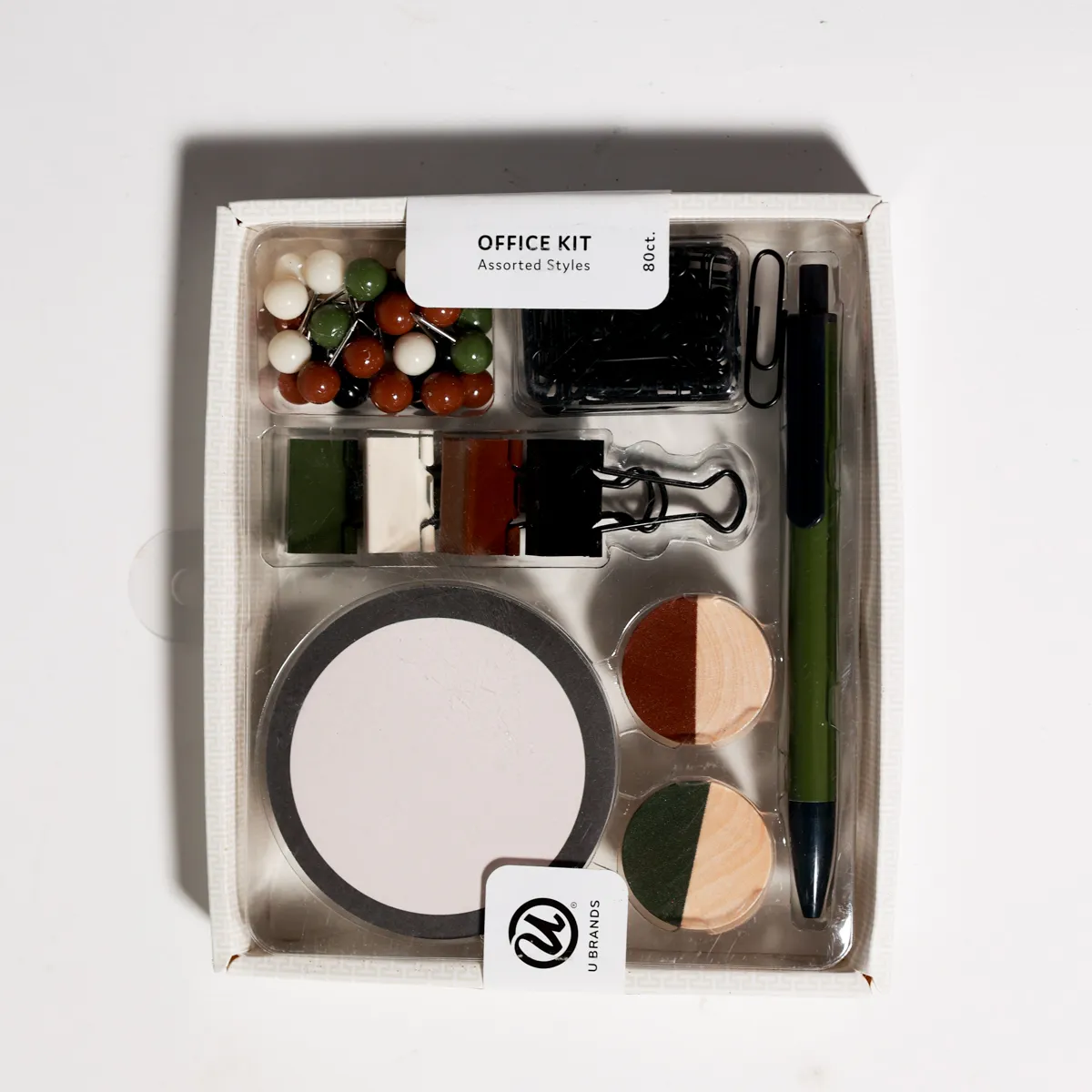 Modern Earth Tone Office Stationery Desk Accessory Kit