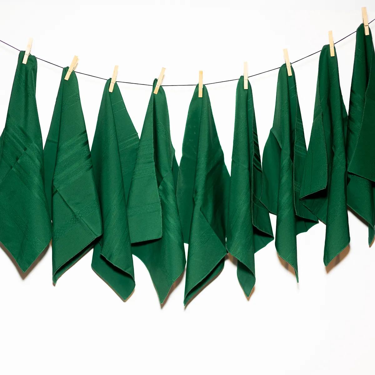 Vintage Hunter Green Napkin 