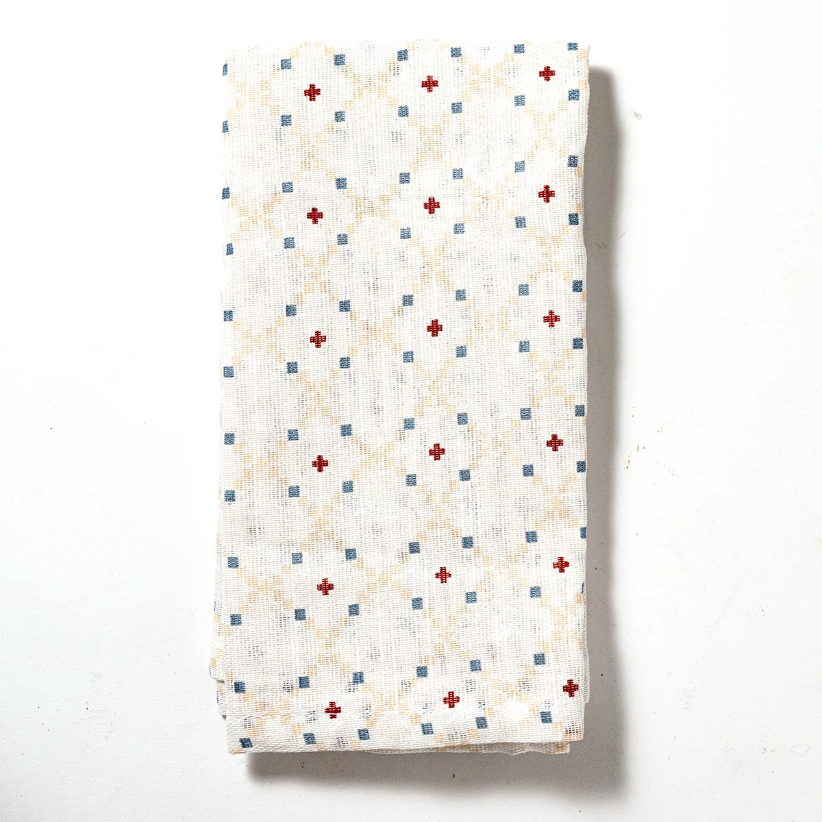 Ikea Dishtowel Cartoon like Shaped red flowers