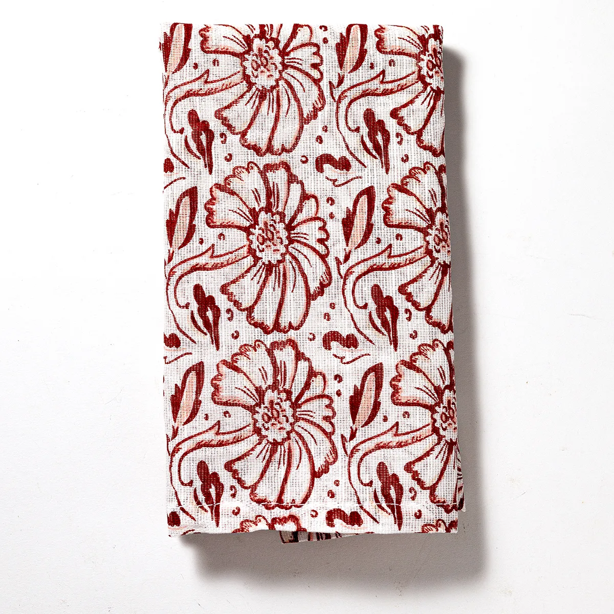 Ikea Dish towel Stripes Blue Cream and Red repeating pattern