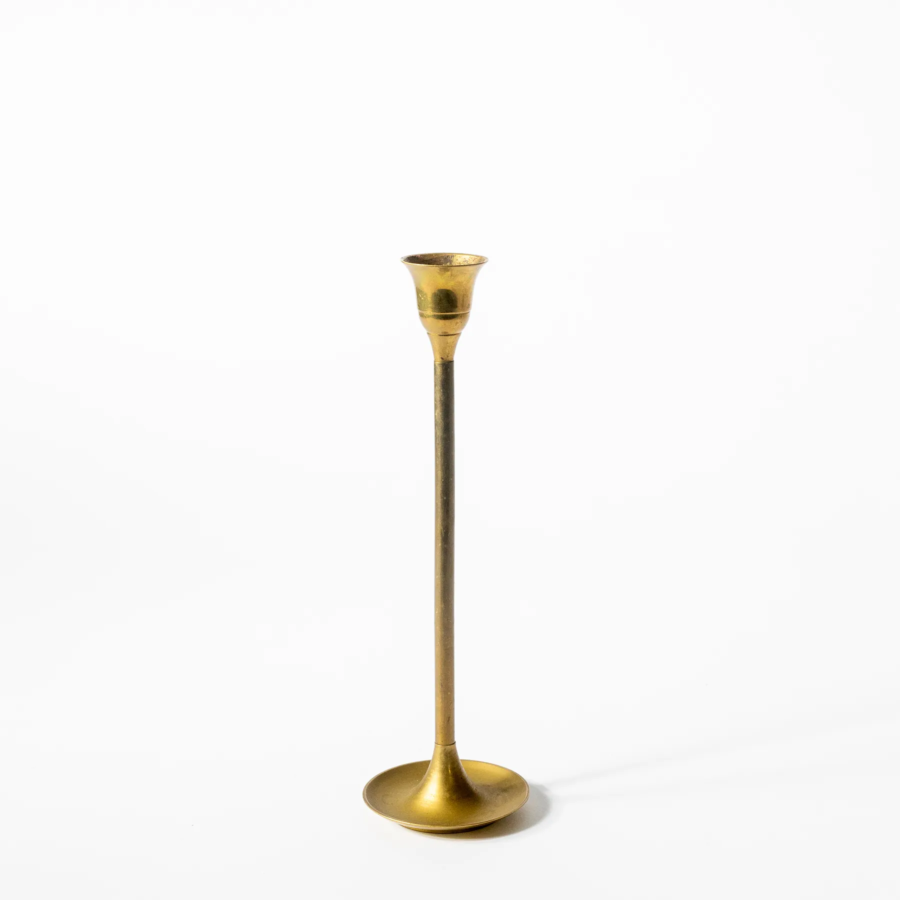 Brass Candle Holder - 9" x 2.75"