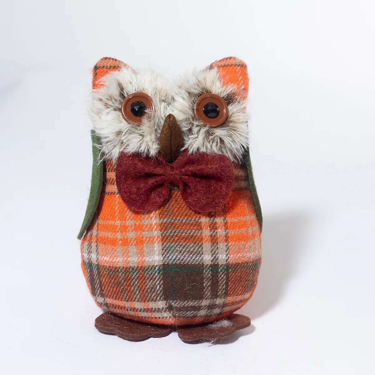 Beanbag Fall decor Owl - 6.5" x 4.5" 