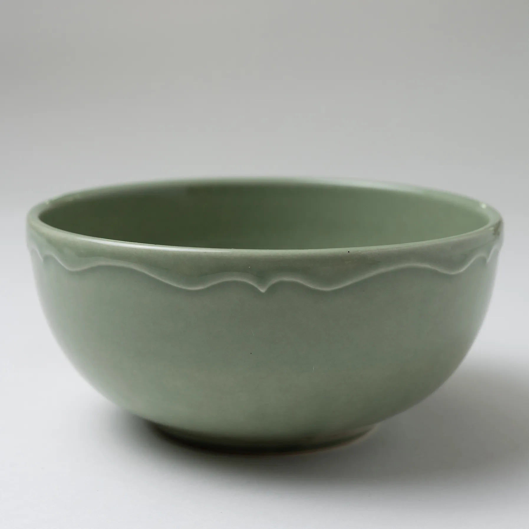 Seafoam Green Soup Bowl - 3" x 6.25"