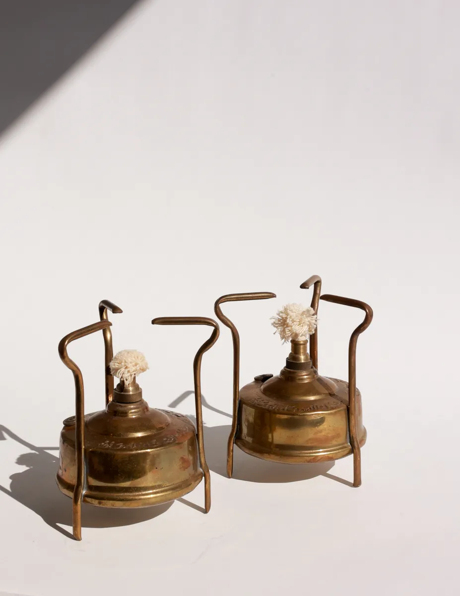 Brass Oil Burner Lamp 3Legs El Soufany Made in Egypt