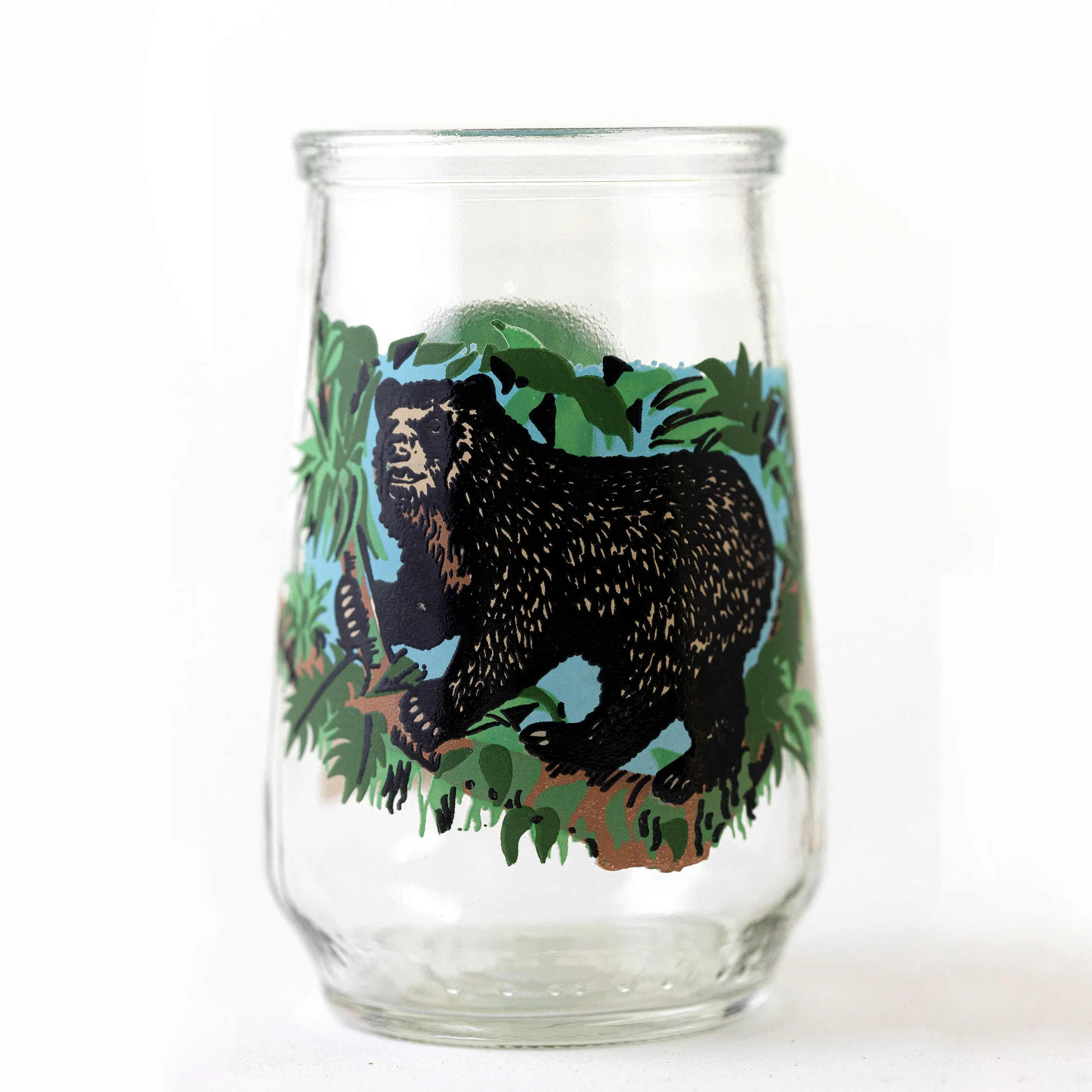 Glassware Welch's Speckled Bear Tumbler - 4" X 2.25"