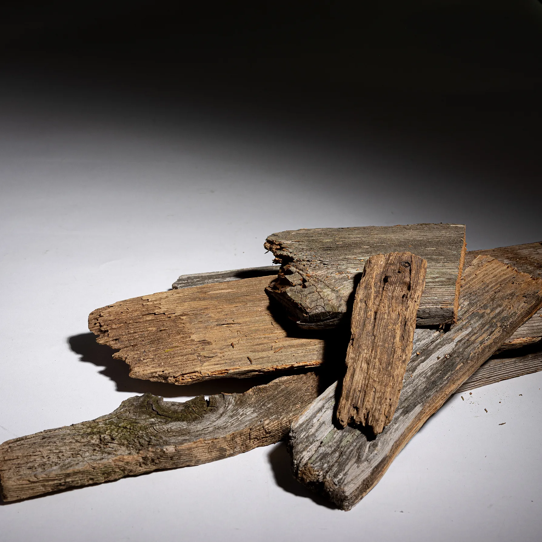 Weathered Wood Risers