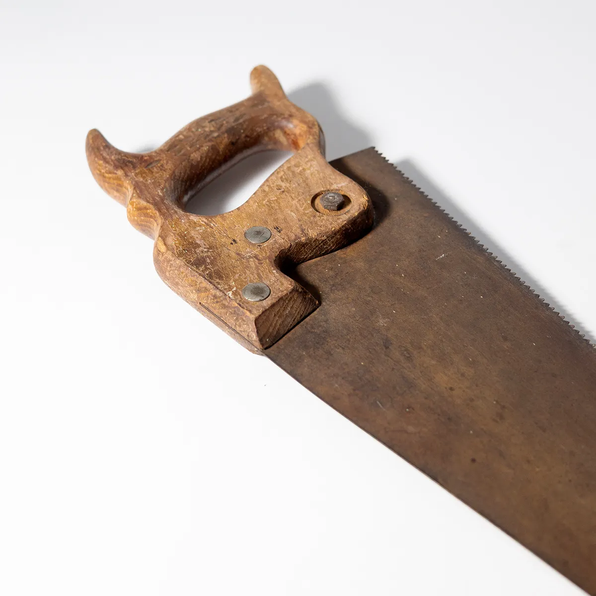 Rusty Patina Antique Wood and Metal Hand Saw H. Disston & Sons 