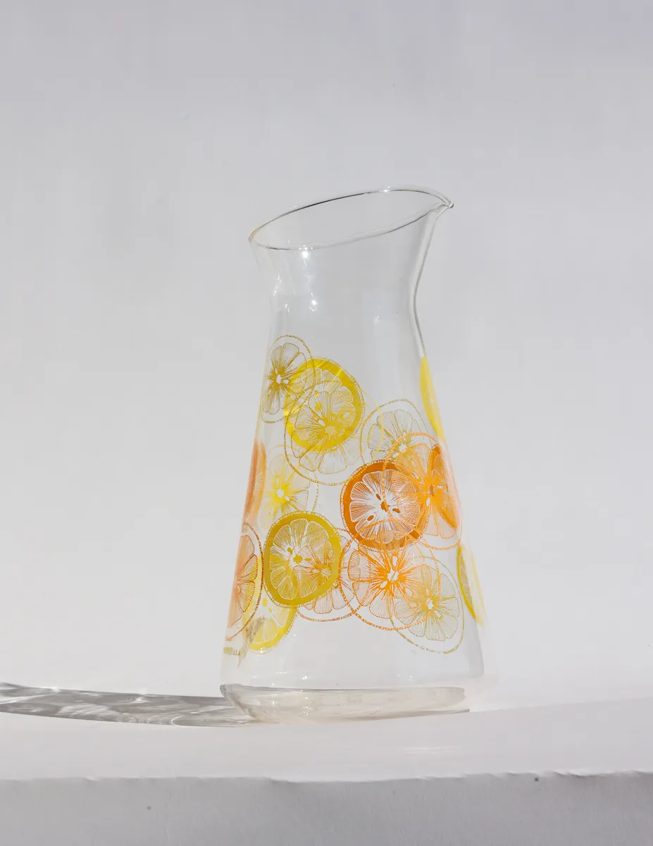 Clear vintage Pyrex Juice Pitcher