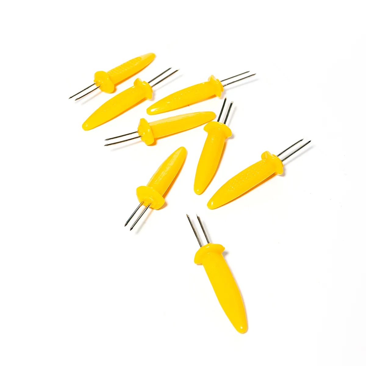 4 pairs large corn on the cob shaped holders - 3.25"