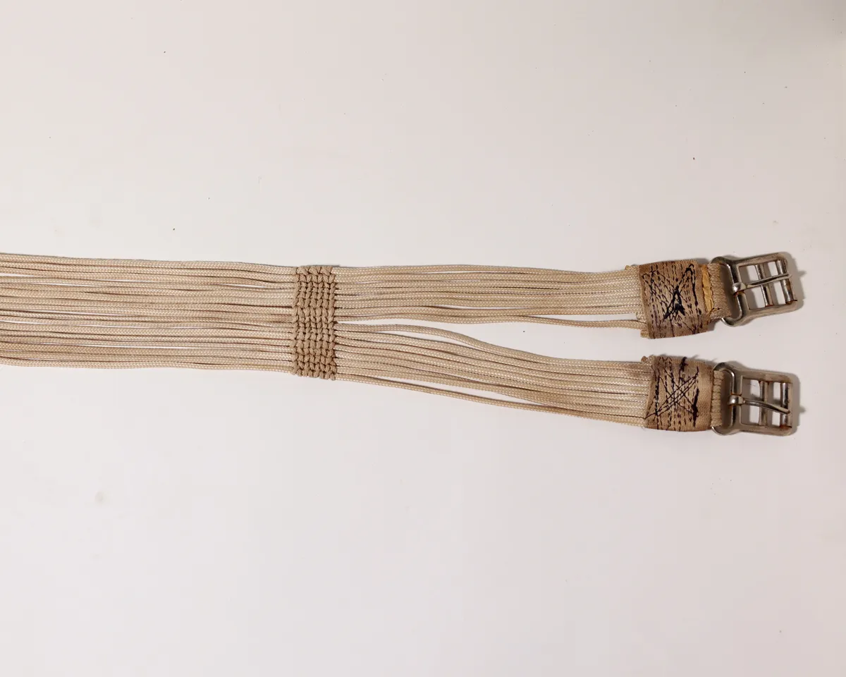 Vintage Western Braided Rope Cinch Girth Pair
