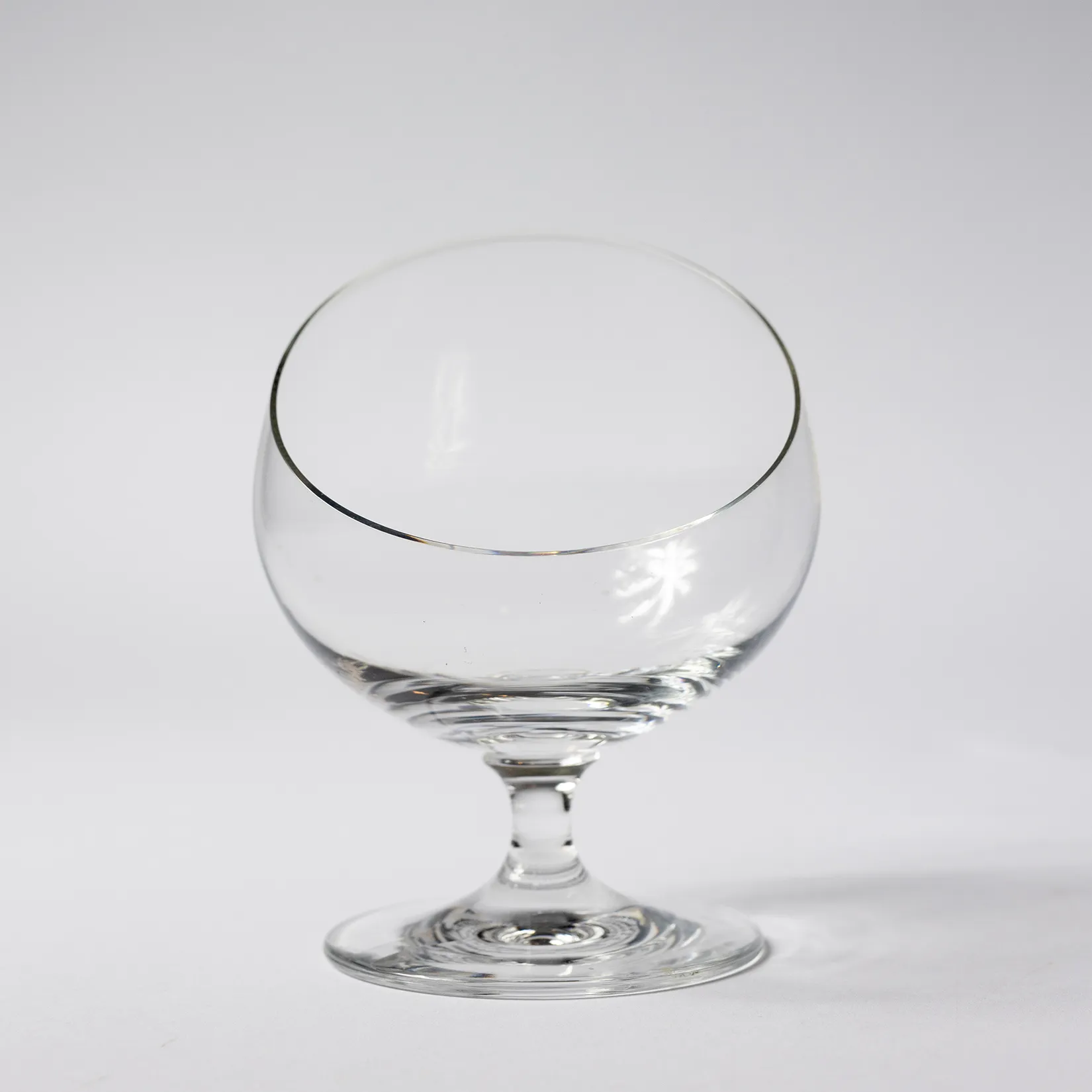 Odd Shaped Brandy glass - 4.5" x 3.5"