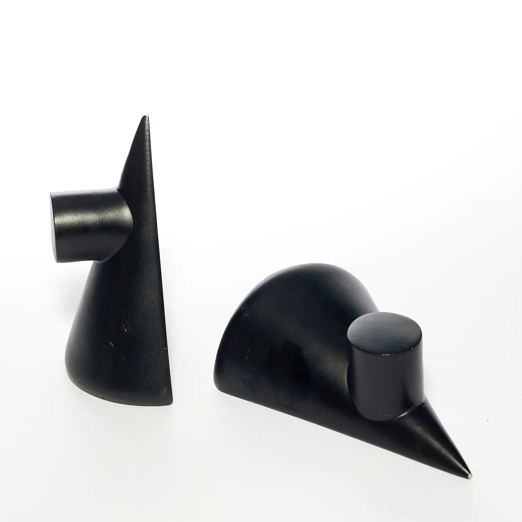 Crosby  Street 1 piece Black Modern Bookend - 6.5" x 5"