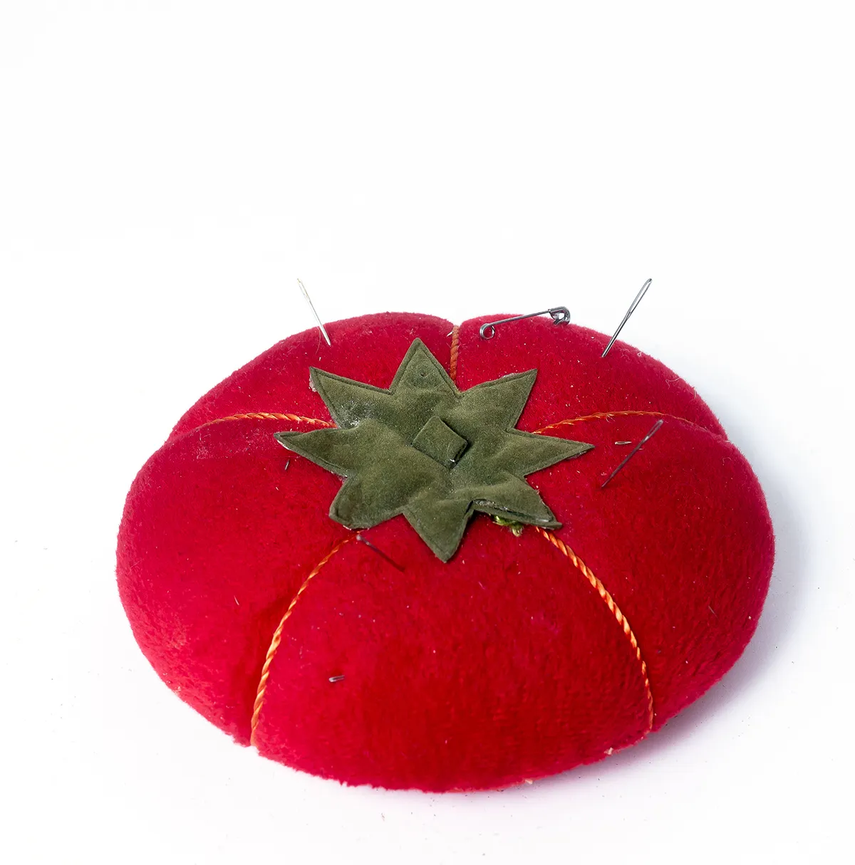 Tomato Pin cushion  - 7" x 7"