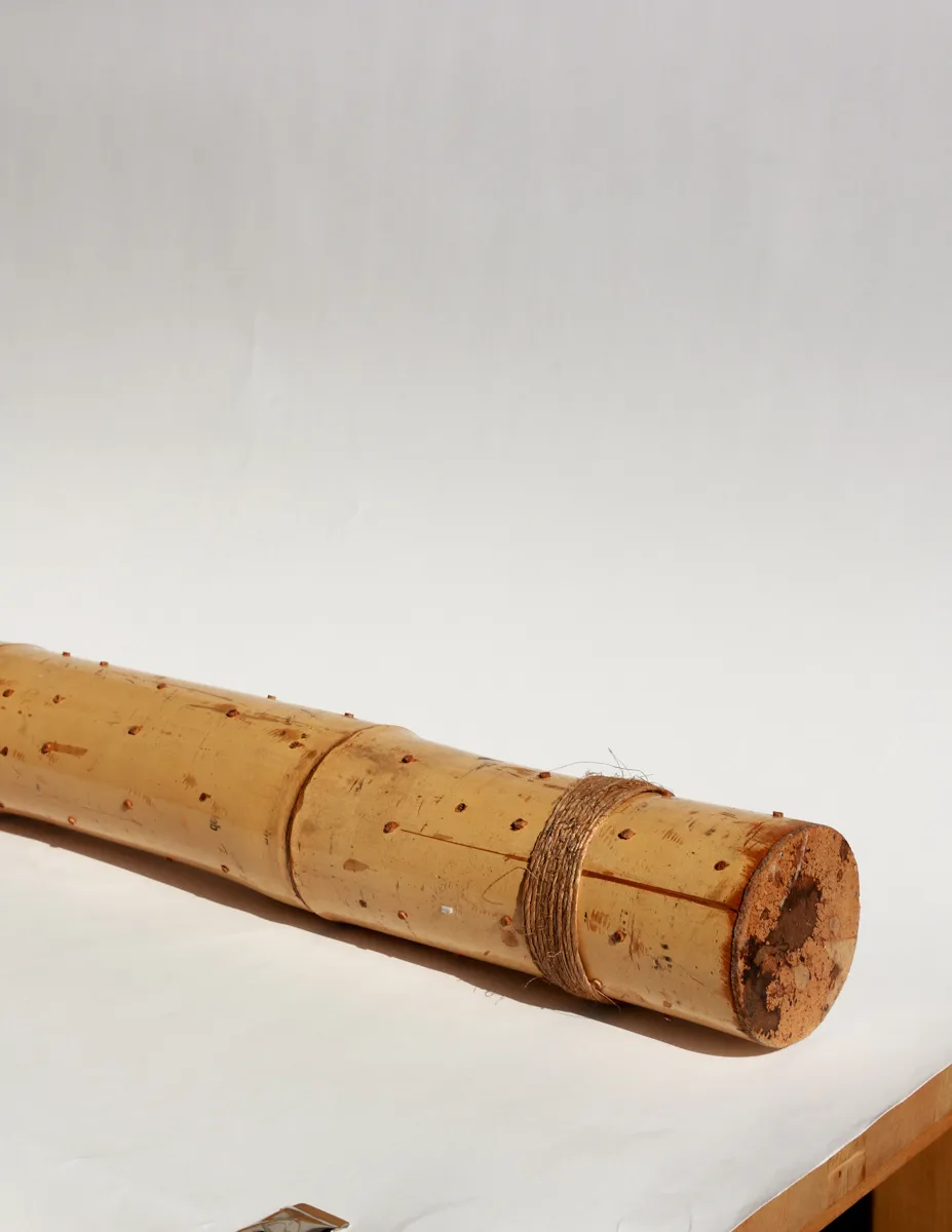 Vintage Bamboo Rain Stick Shaker Music Instrument