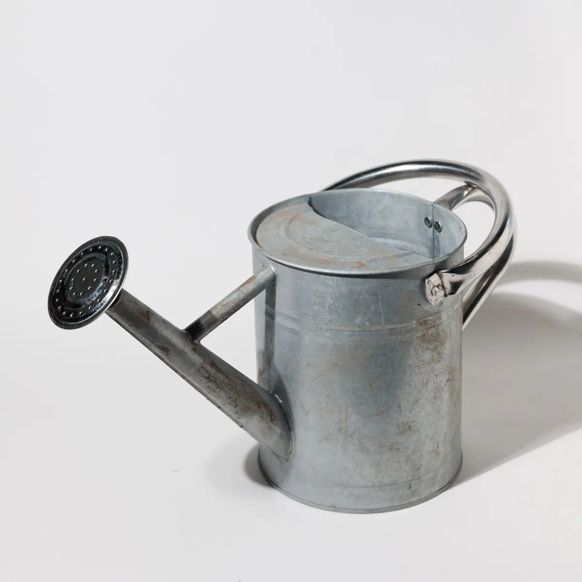 Vintage Galvanized Metal Watering Can Rustic Garden