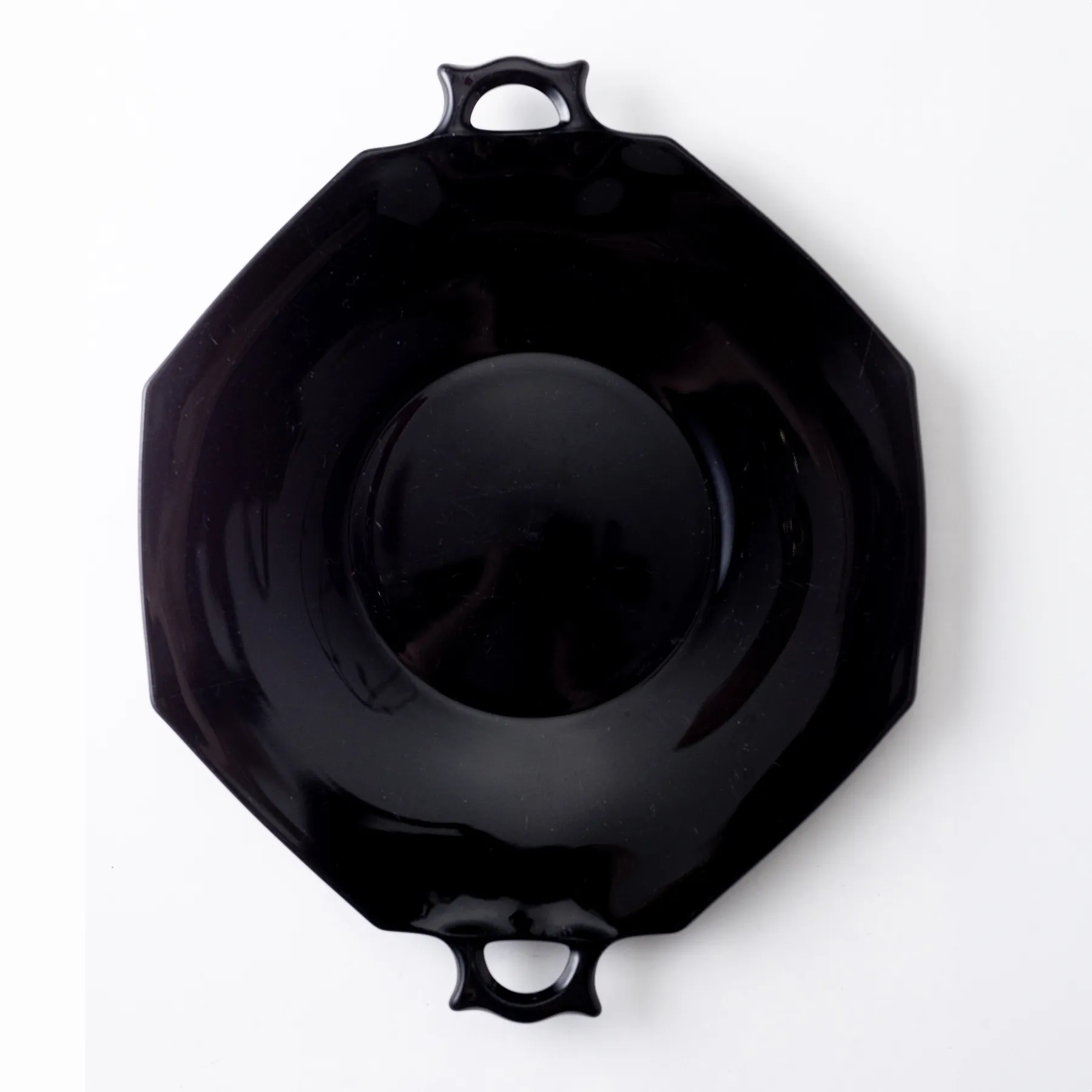 All Black Serving Tray 12.75"