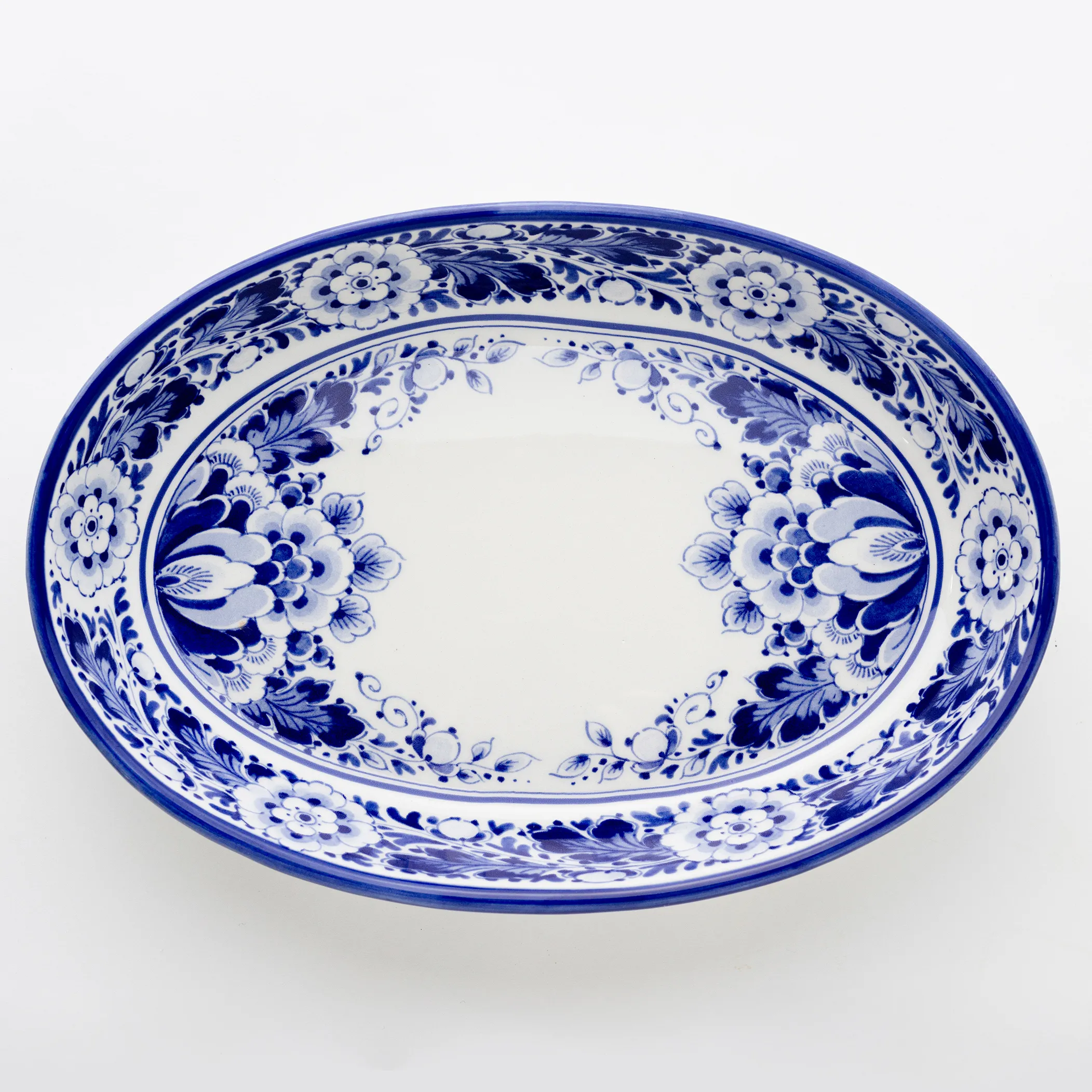 Blue Delft Amsterdam Bowl - 11.25 X 8" X 2"