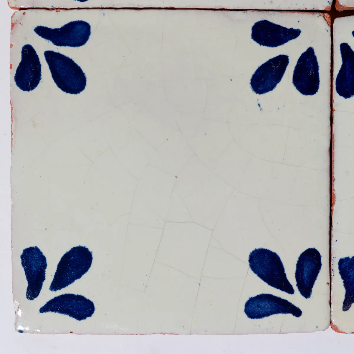 Handpainted Mexican Talavera Blue White Ceramic Tiles