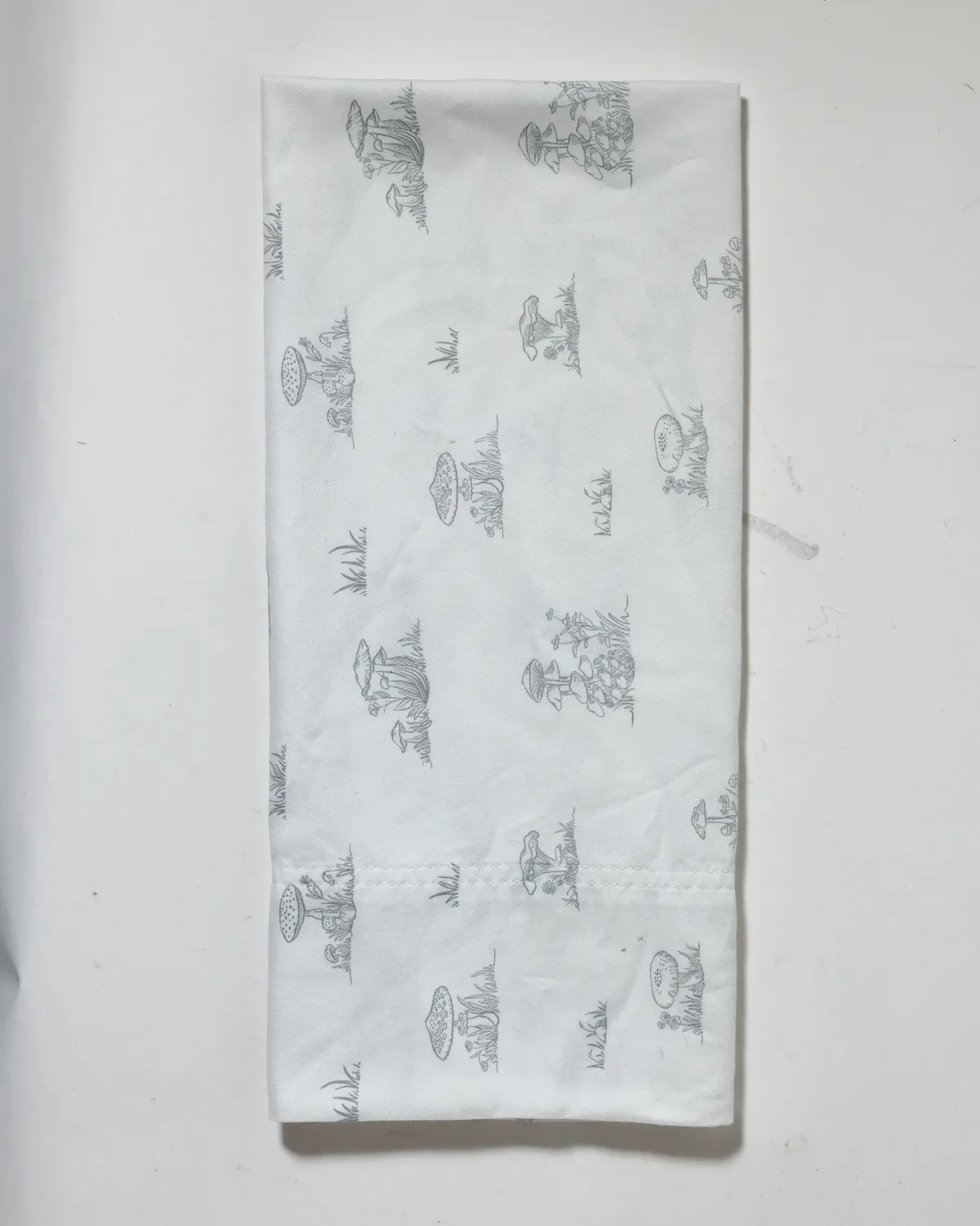 Cottagecore Mushroom Botanical Print Cotton Bedding Pillowcase