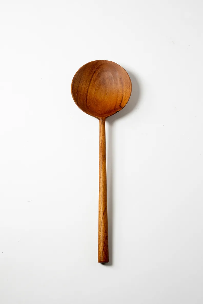 Solid Wood serving spoon - 10.5" x 3"