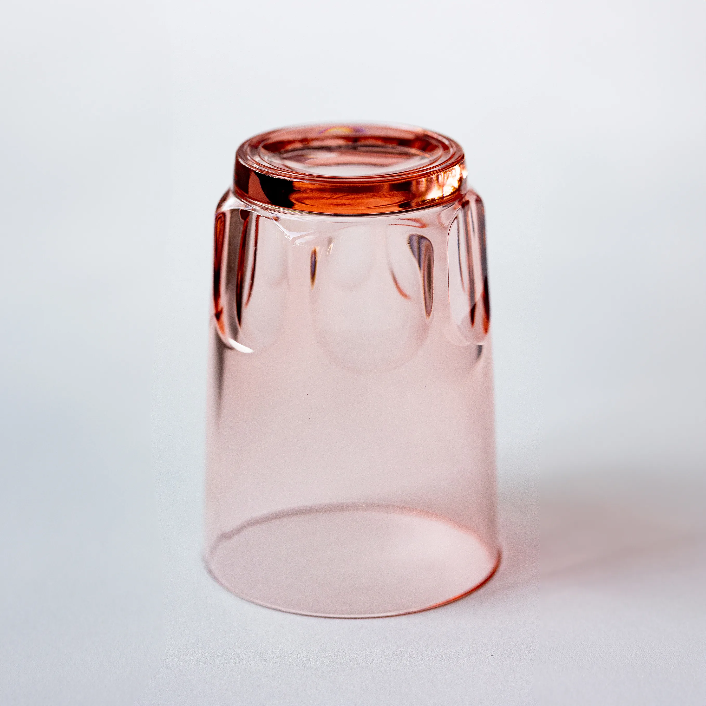 Pink Thumbprint Tumbler 4" x 3"