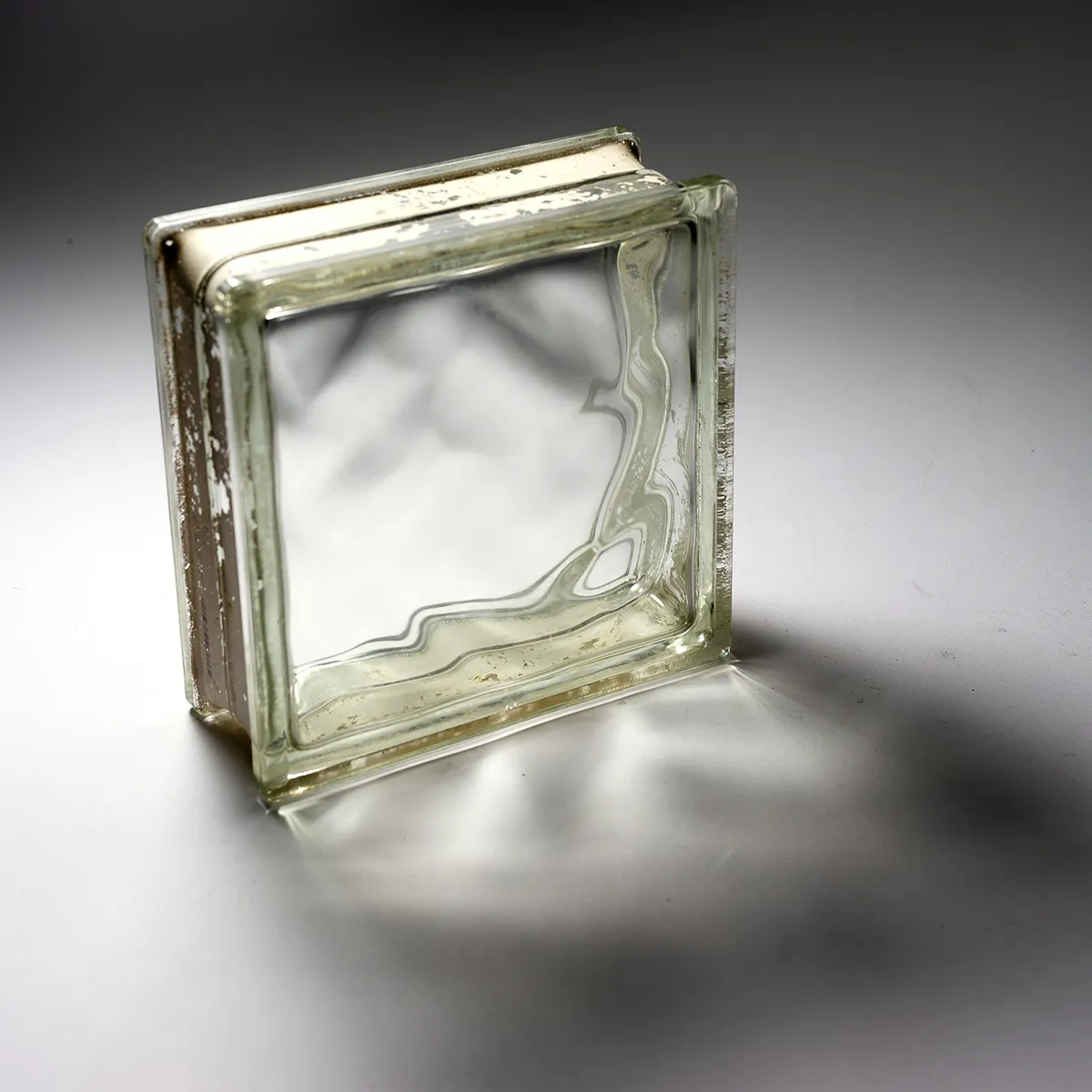 Used Glass Brick block - 7.75" x 3"