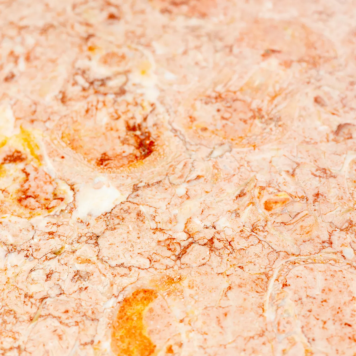 Vintage Pink Marble Coffee Table or photography Surface Table Coffee/Cocktail – French Provincial Round w/Pink Marble Top