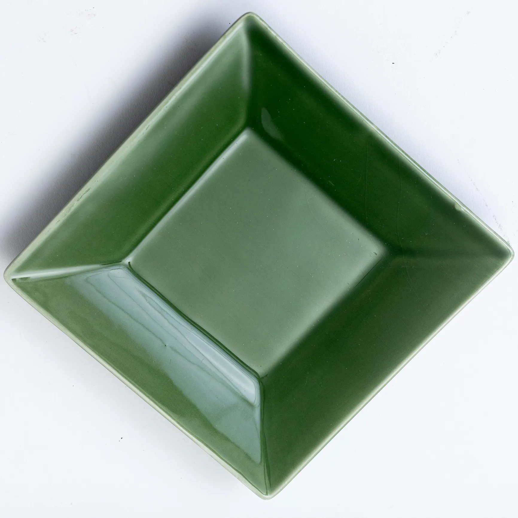 Square Jade Bread Plate - 1" x 5.25"
