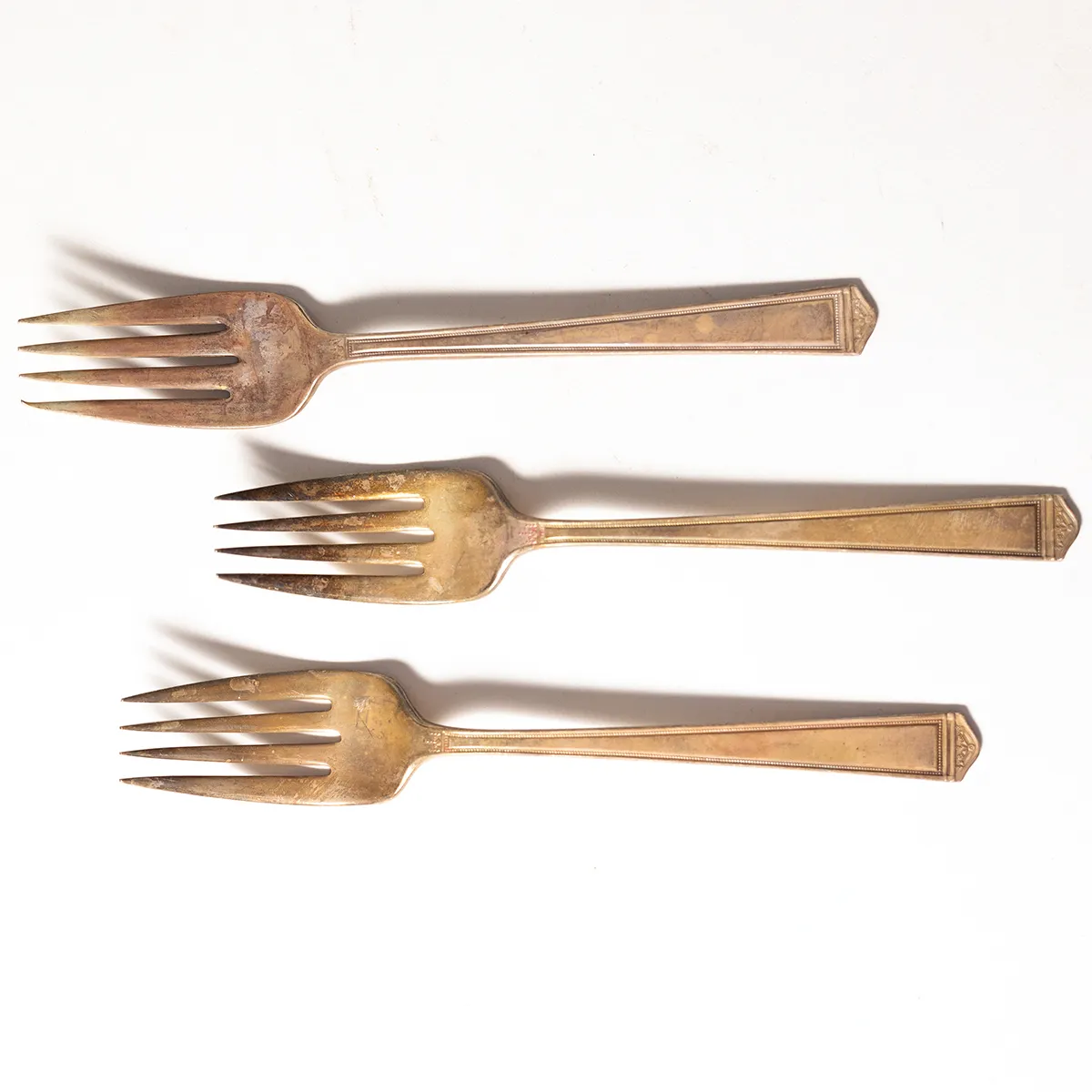 Antique Silver Plate Flatware Forks 