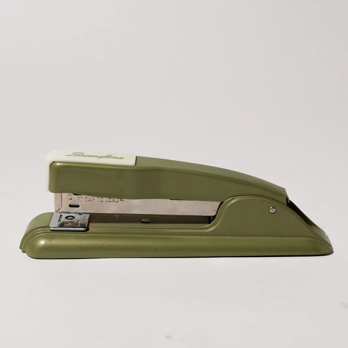 Vintage Swingline Avocado Green Metal Office Stapler