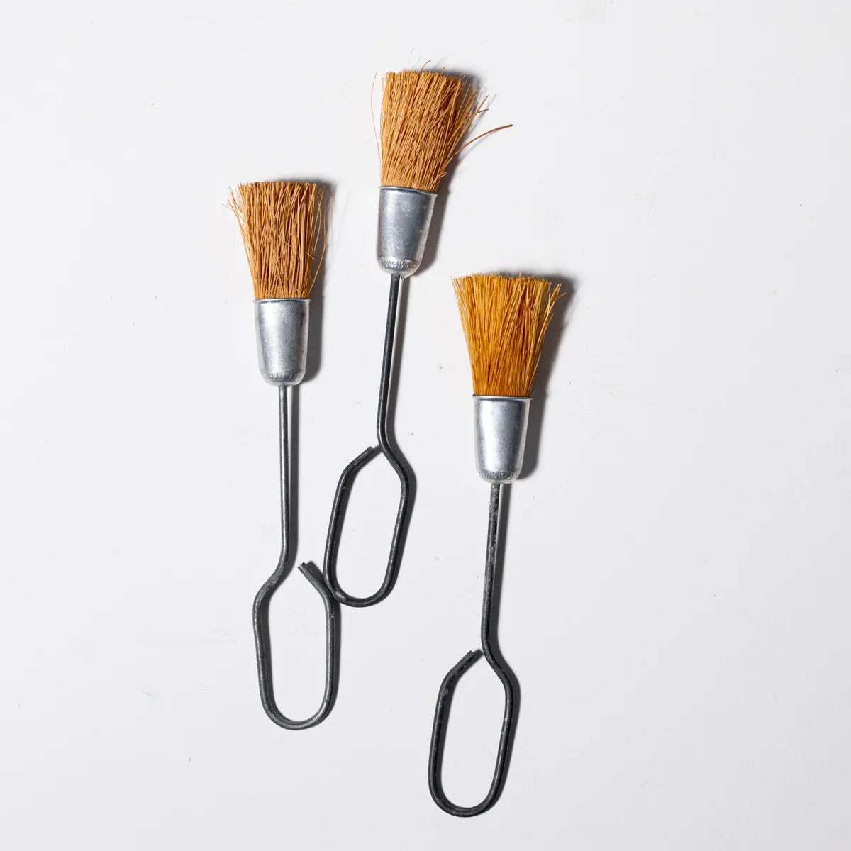 Basting Brush BBQ Metal Handle Bristle Basting Brush