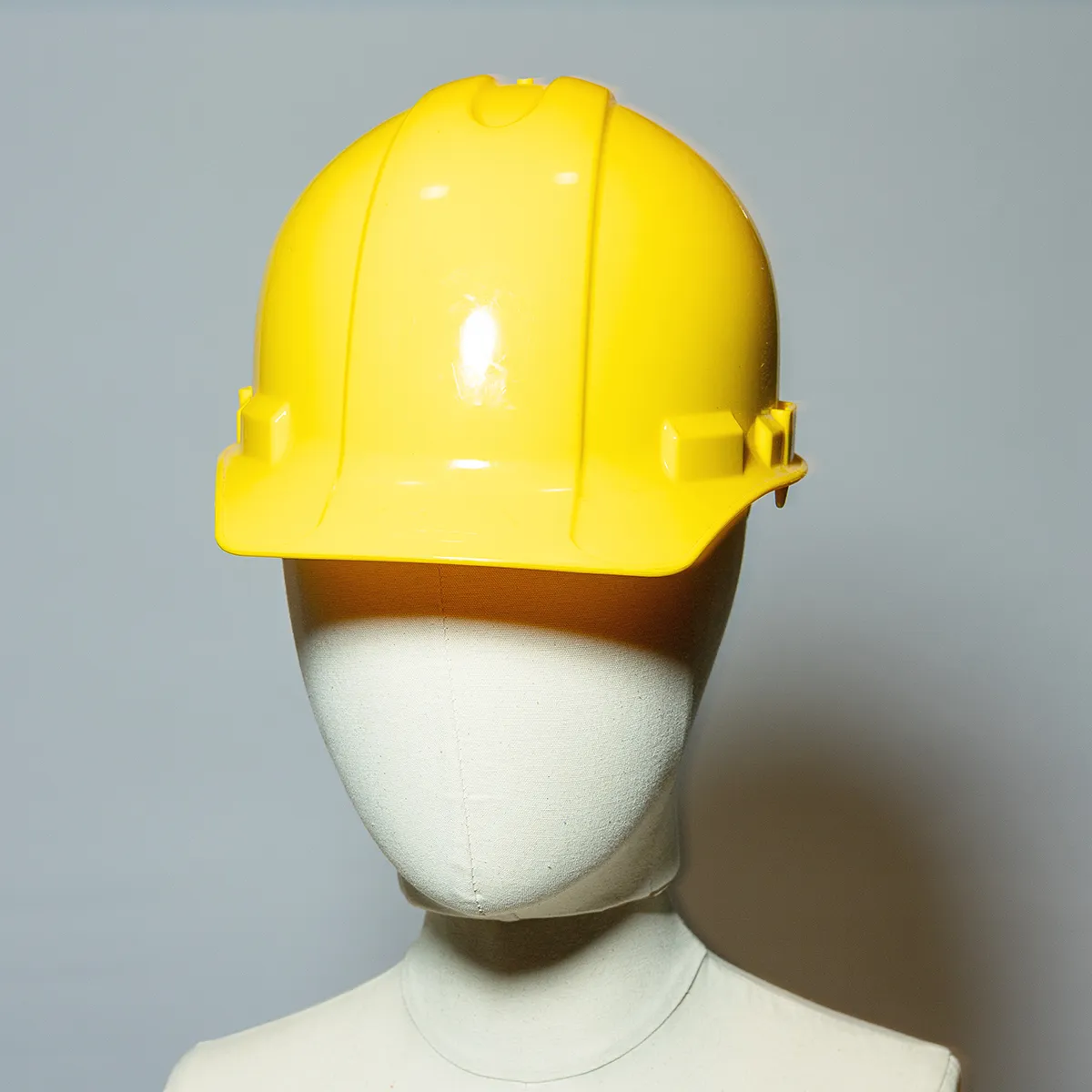 Hand Prop Outerware: Ao Safety Bright Yellow Hard Hat - 6.5 x 8