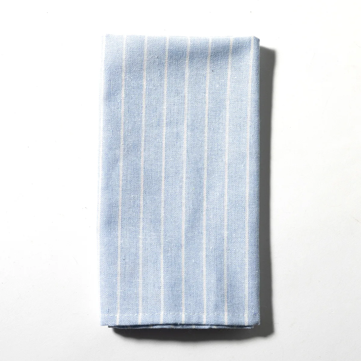 Light Blue Striped Cotton Linen napkin