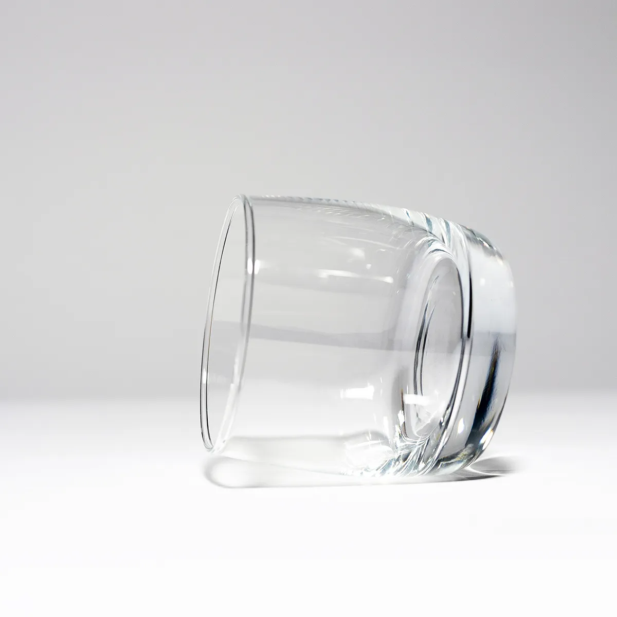 Rounded double Rocks Glass - 3.25" x 3.25"