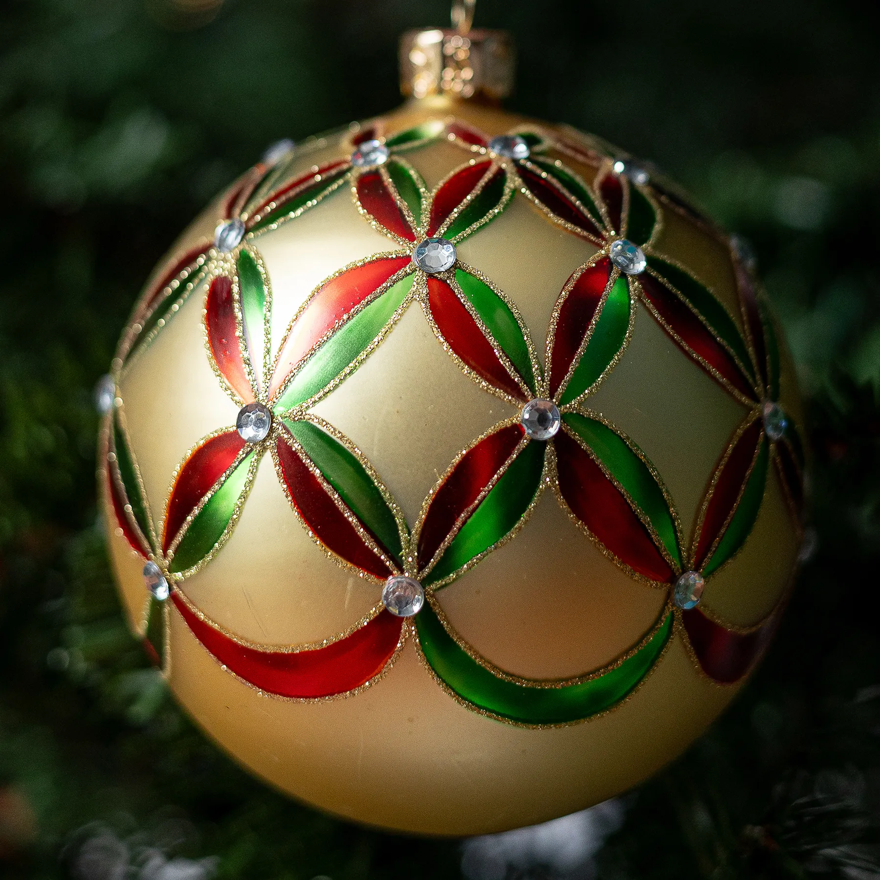 Waterford Holiday Heirlooms Renaissance Wedge Ball Ornament