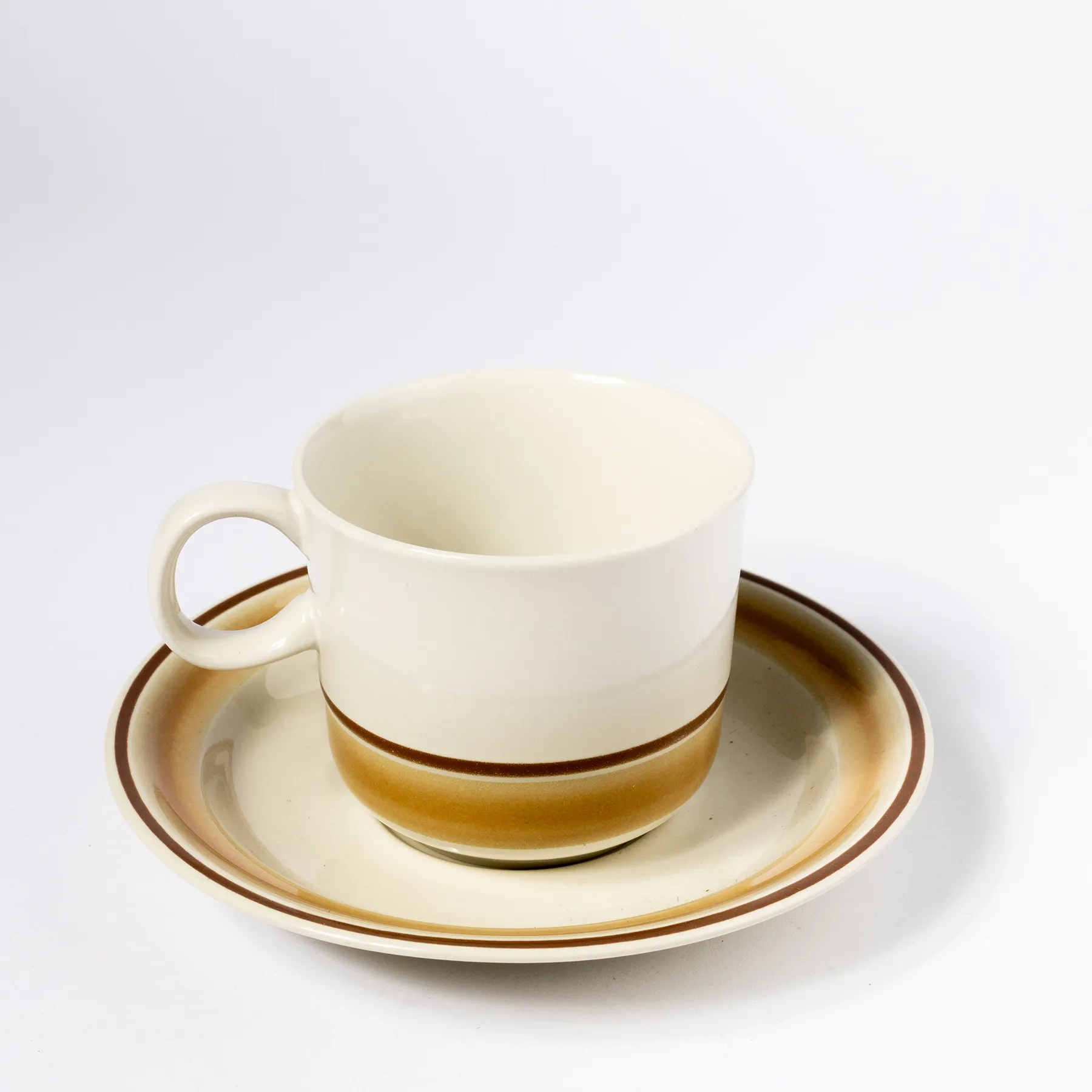 Hearthside Stoneware Hand Painted saucer - 6"