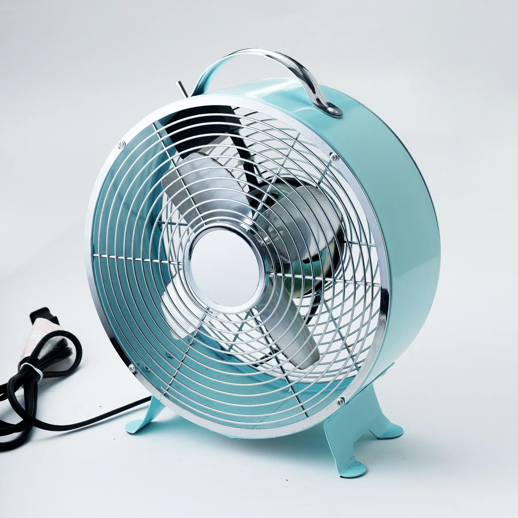 Retro Small Personal Blue Fan WORKS