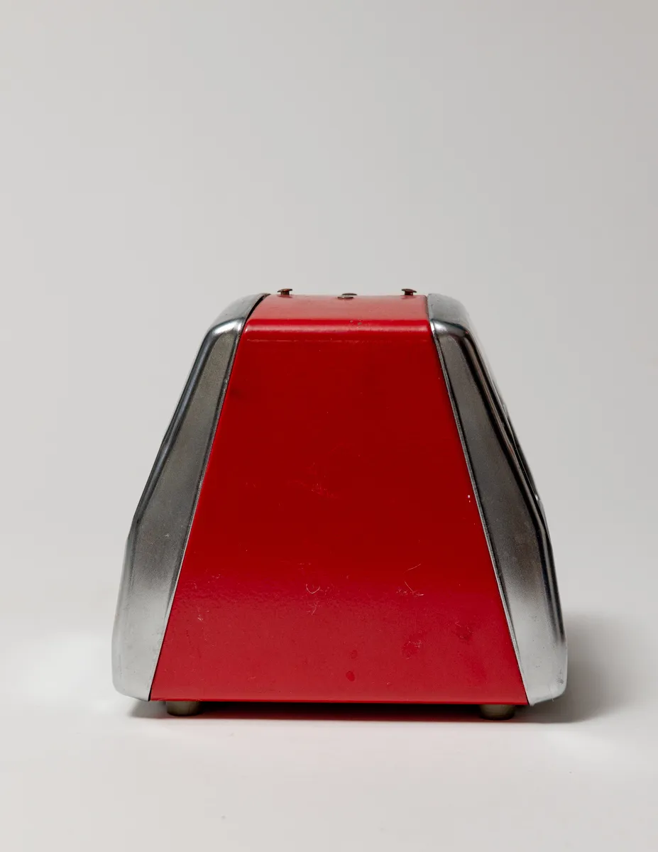 Vintage Red and Chrome Diner Napkin Holder