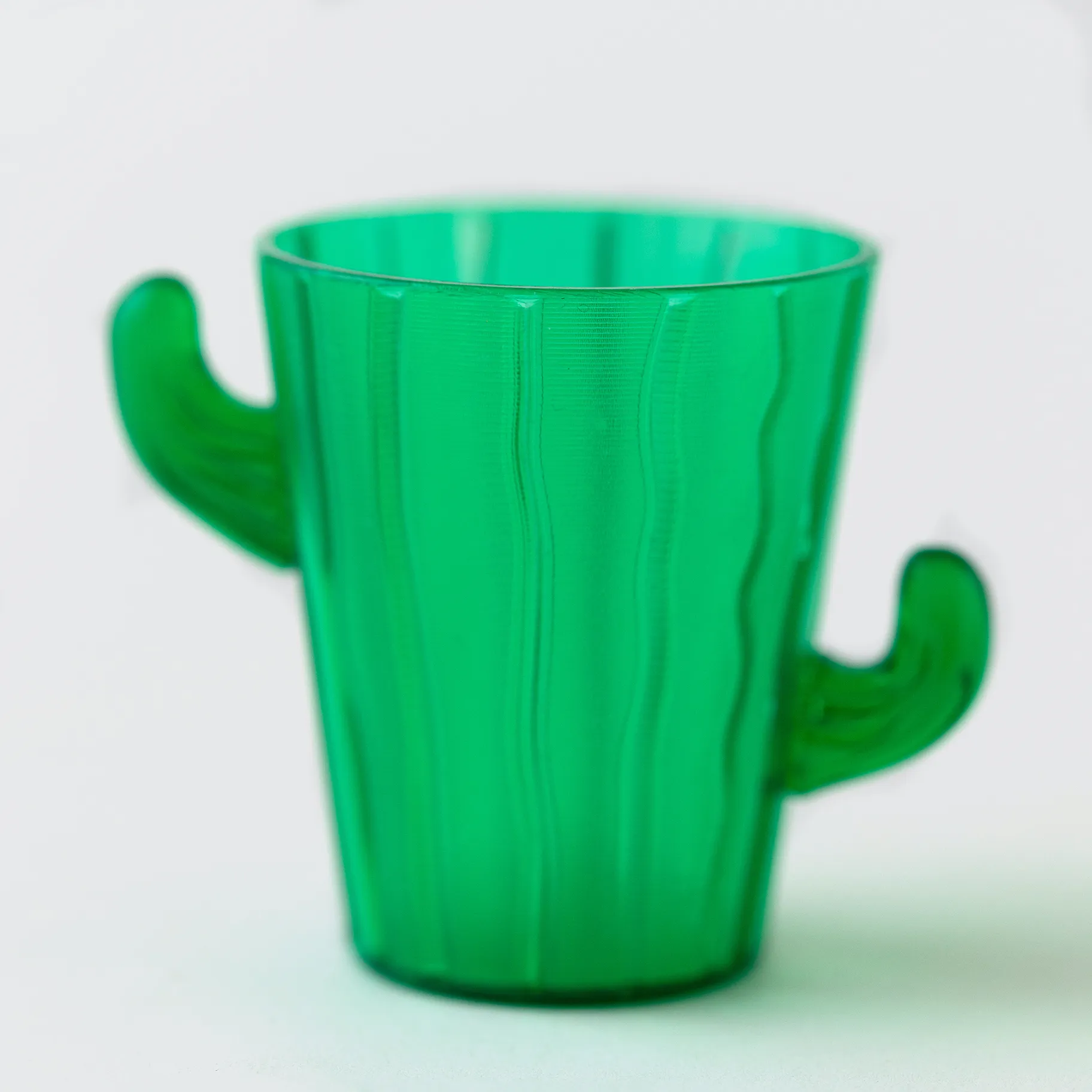 Plastic Cactus Shot Glass - 2.5"