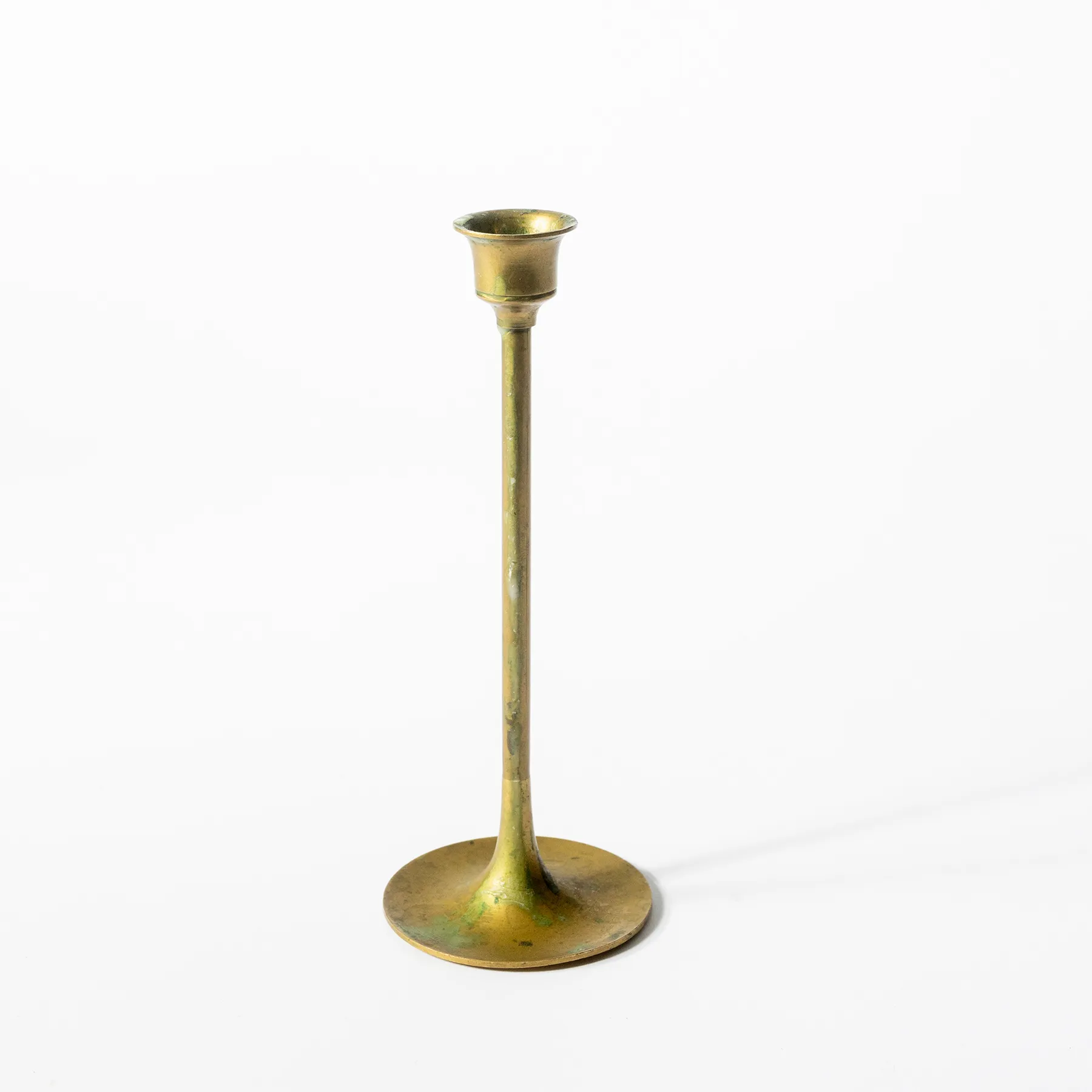 Brass Candle Holder - 7" x 2.75"
