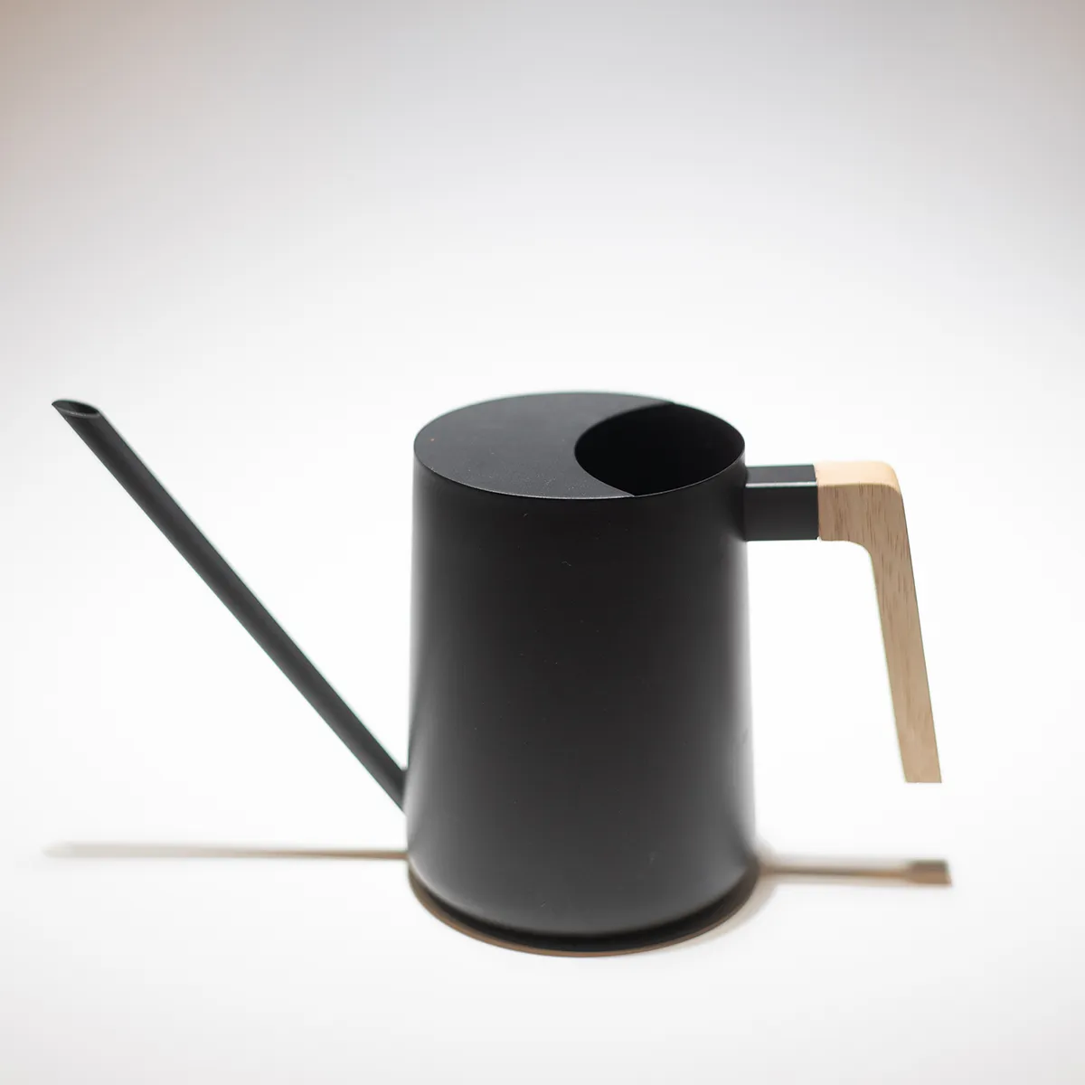 HB Design Co. Indoor Watering Can with Long Spout - 35oz Black Stainless Steel Watering Can for Indoor Plants