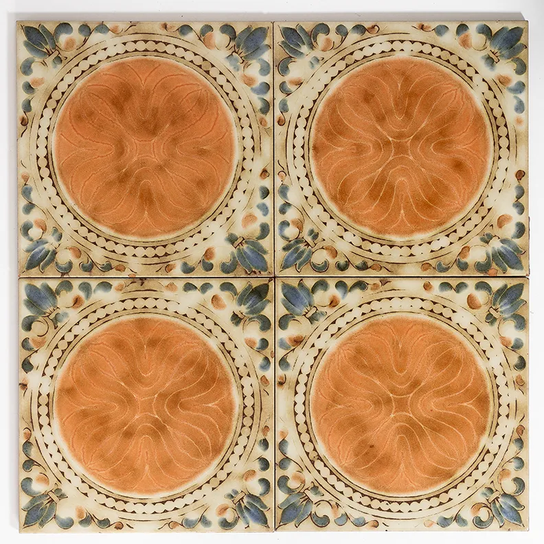 Vintage Peartree Tucson AZ Decorative Hotplate Serving Trivet - 8" x 8" 