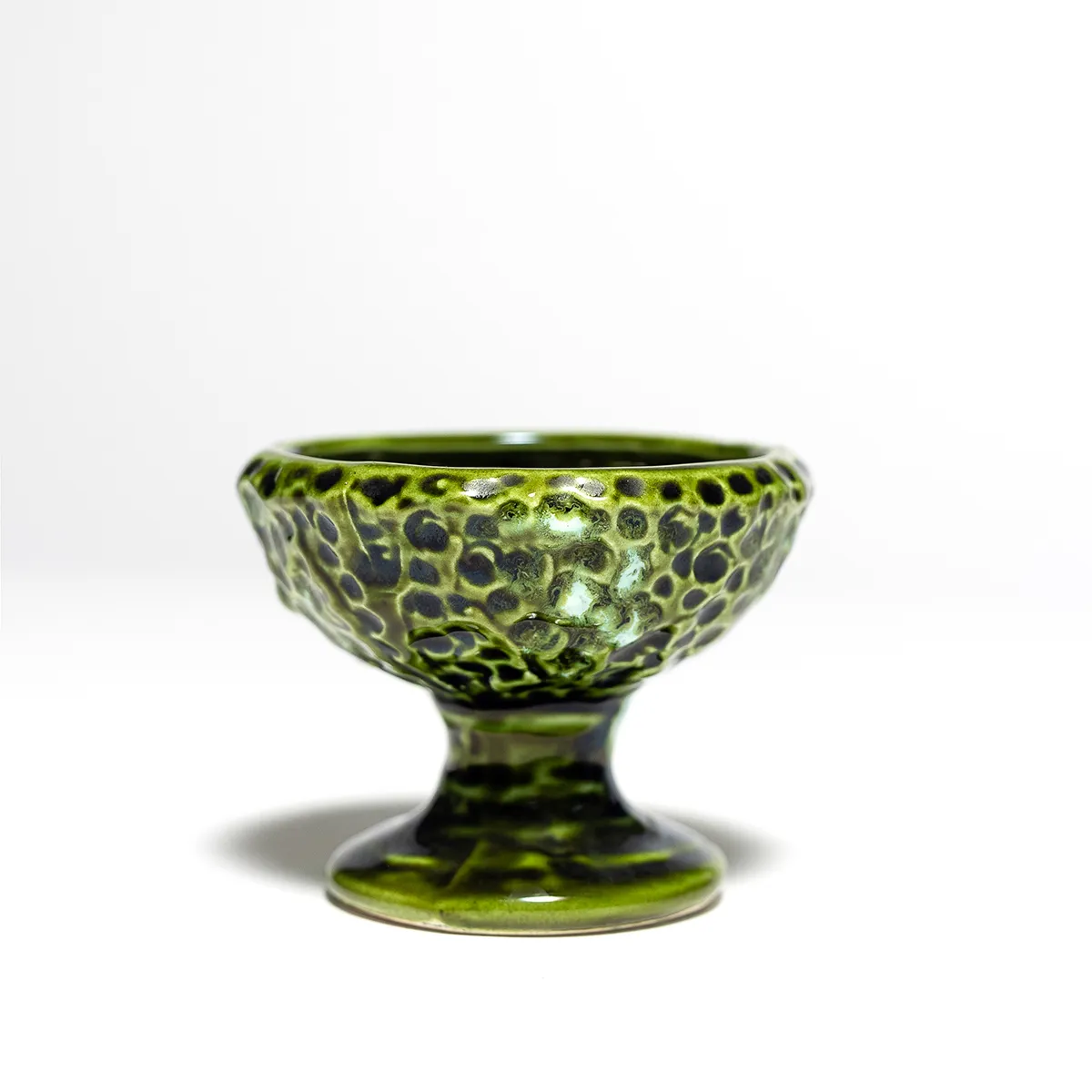 Brody Treasure of Spain Green small vase - 2.25" x 3"