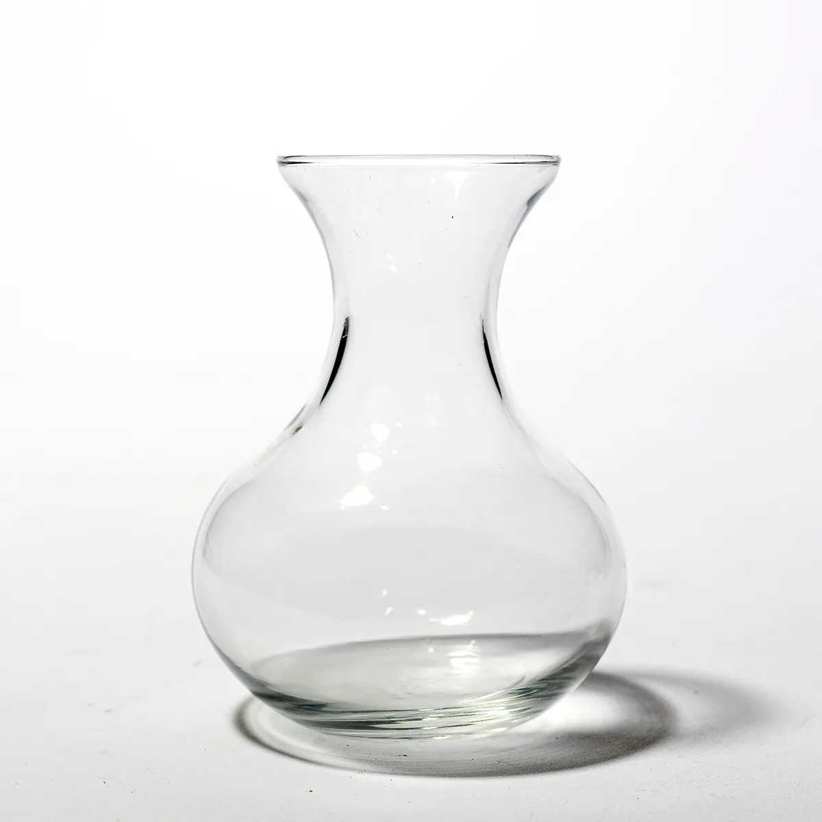 Small Clear Smooth Bud Vase 