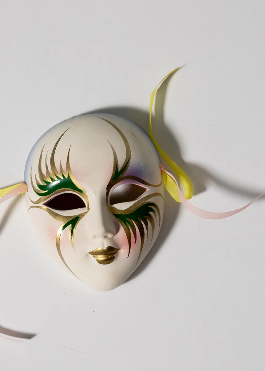 Asian Inspired Theatre Mask Wall Art