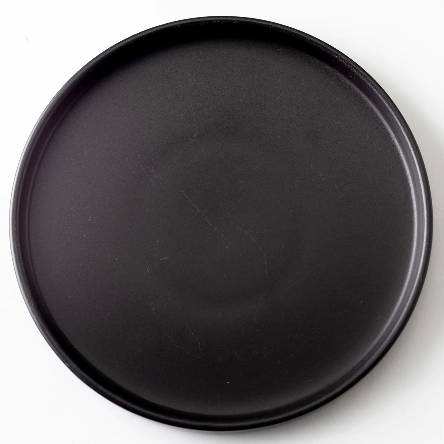 Set Deep Brown Stoneware 2 dinner plates - 10.25"