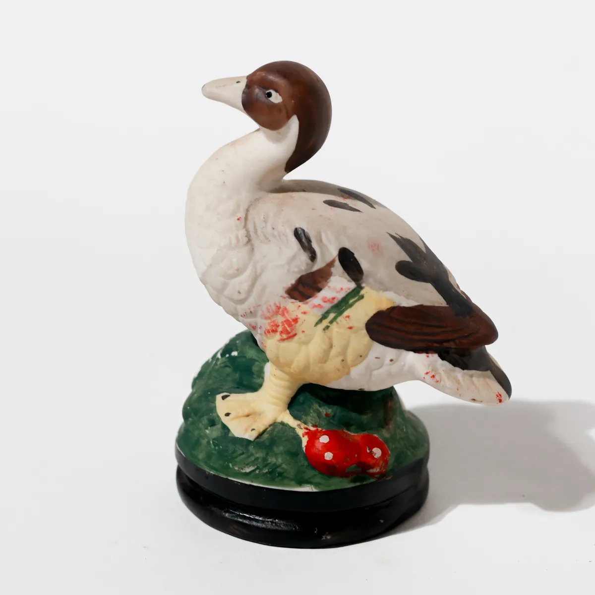 Vintage Hand-Painted Ceramic Mallard Duck Figurine Pair