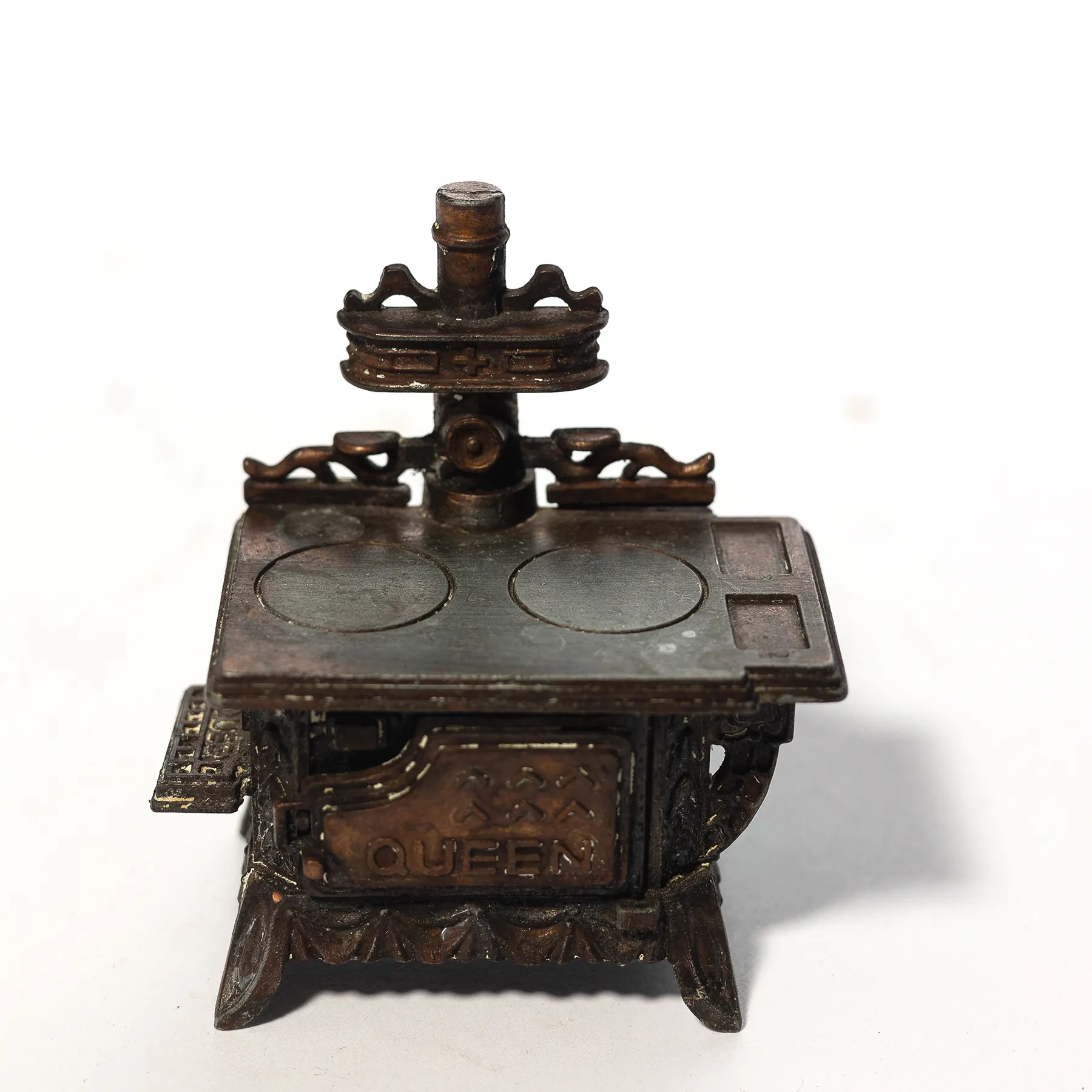 Dye Cast Metal Antique Stove Pencil Sharpener, Vintage - 3" x 2.5"