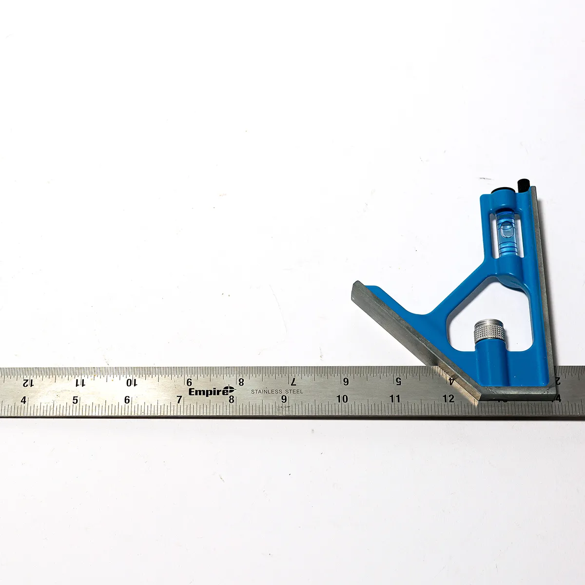 Empire 16" level ruler, square blue